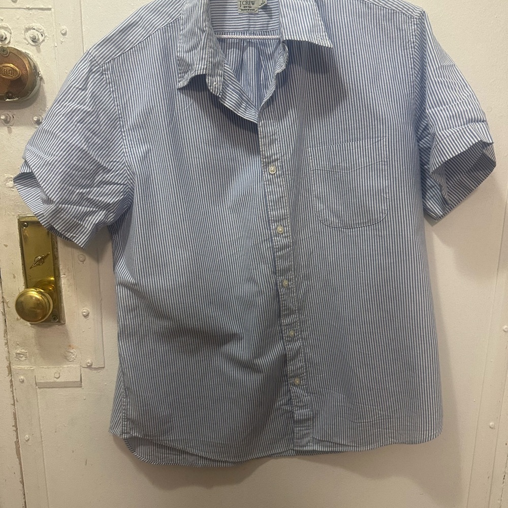 J. Crew Light Blue Casual Button Down Shirt